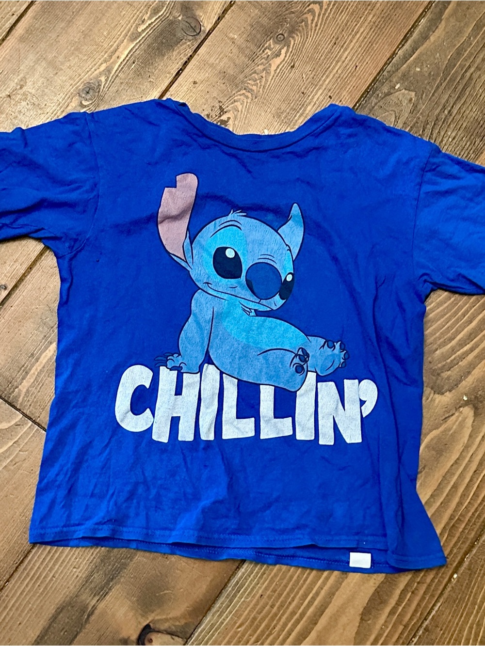 Disney Royal Blue Stitch 'Chillin'' Graphic Tee